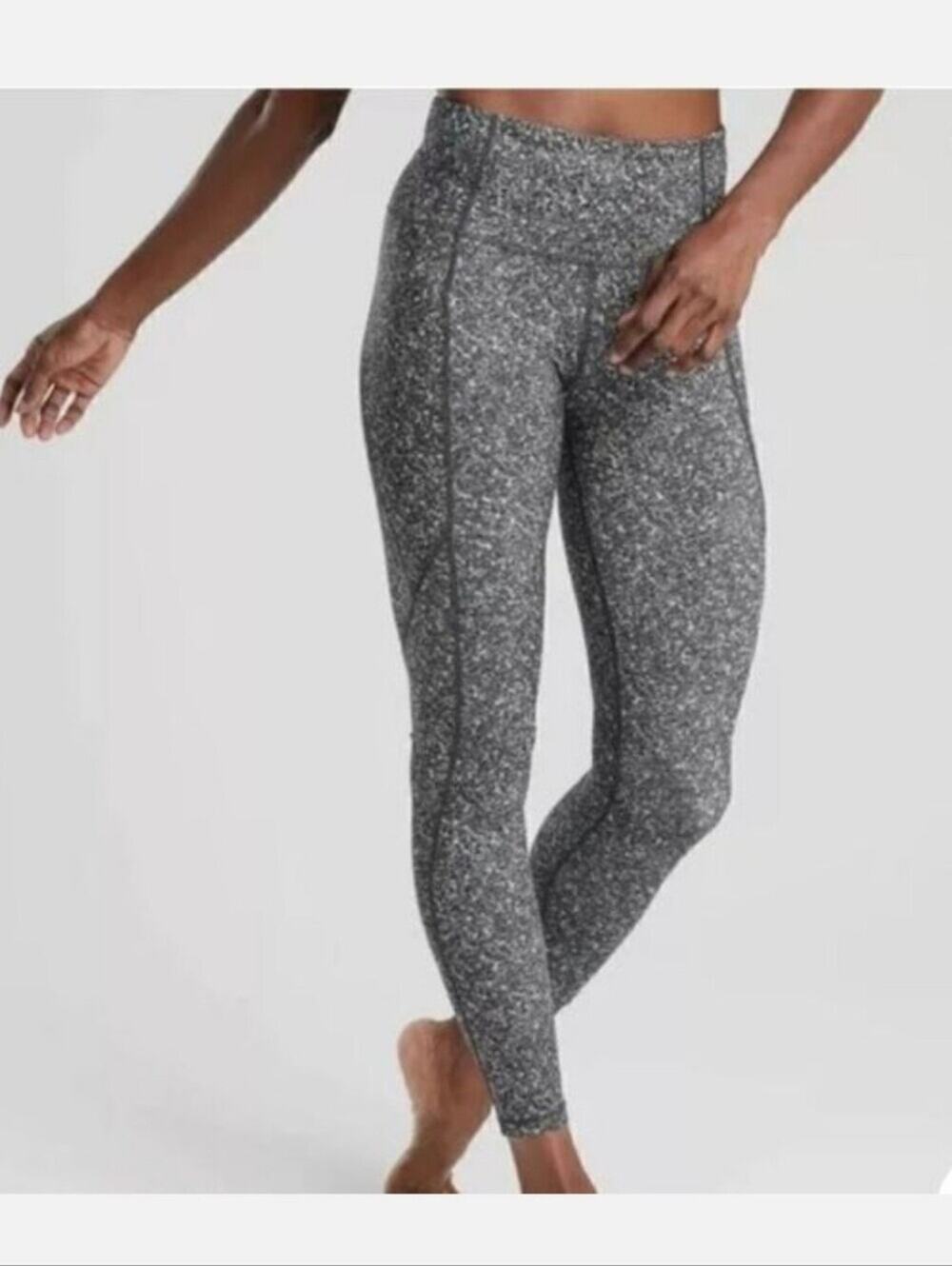 Athleta Salutation Stash Pocket Tight Legging Pebble Beach Size Small